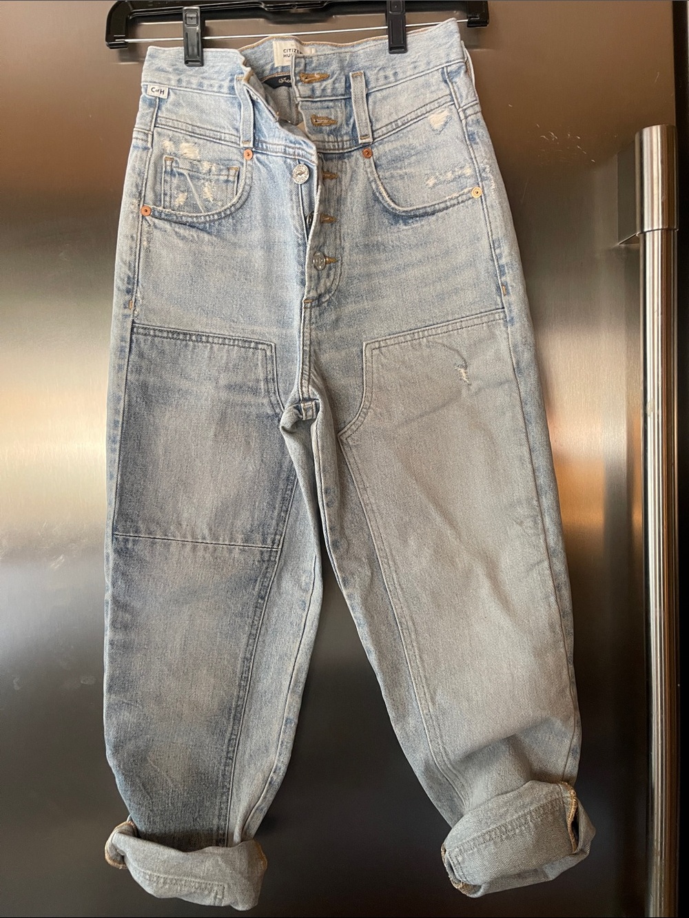 Citizens of humanity super high rise rigid denim jeans